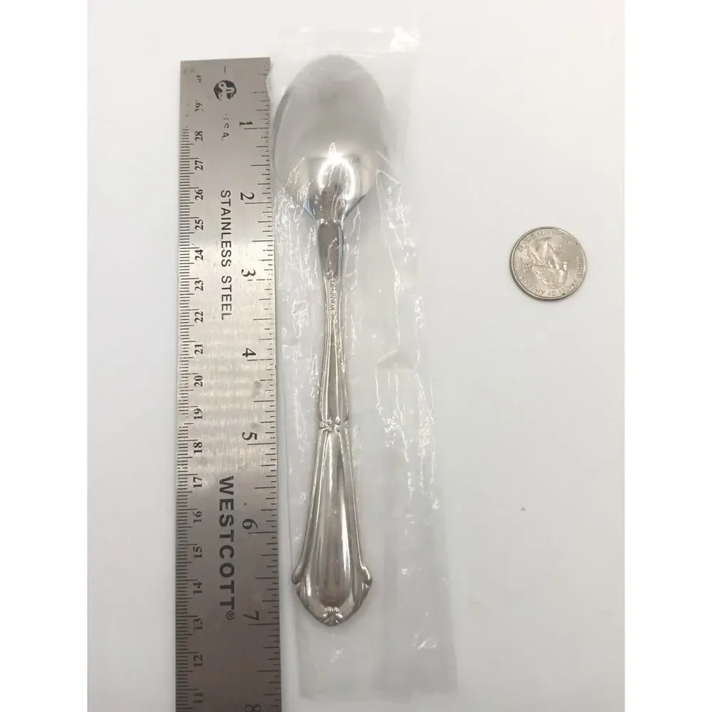 Lenox Holiday Holly & Berry Place Spoon Stainless 18/10 Flatware Vietnam NOS VTG